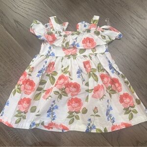 Blueberi Boulevard Pink and‎ Blue Pleated Sundress 12M